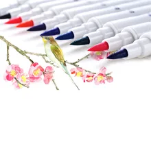 1pcs Double Head Watercolor Brush Pen Calligraphy Art Marker Pens Comics Hand-painted Stationery Drawing Art School Supplies