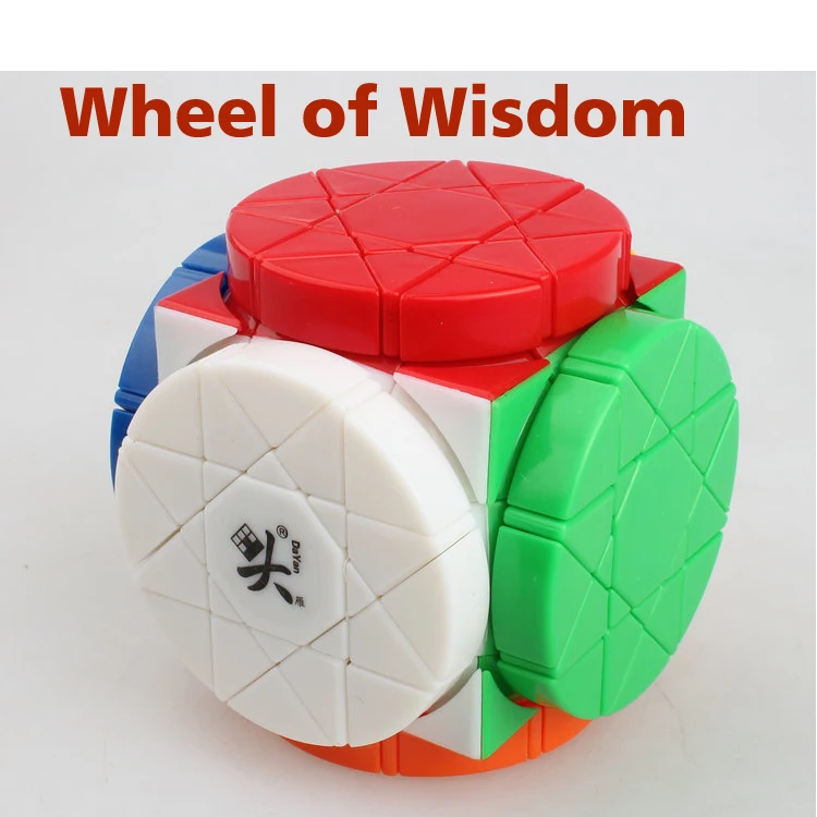 

Dayan Wheel of Wisdom Stickerless/Black Puzzle Cube Gift Idea for X'mas birthday