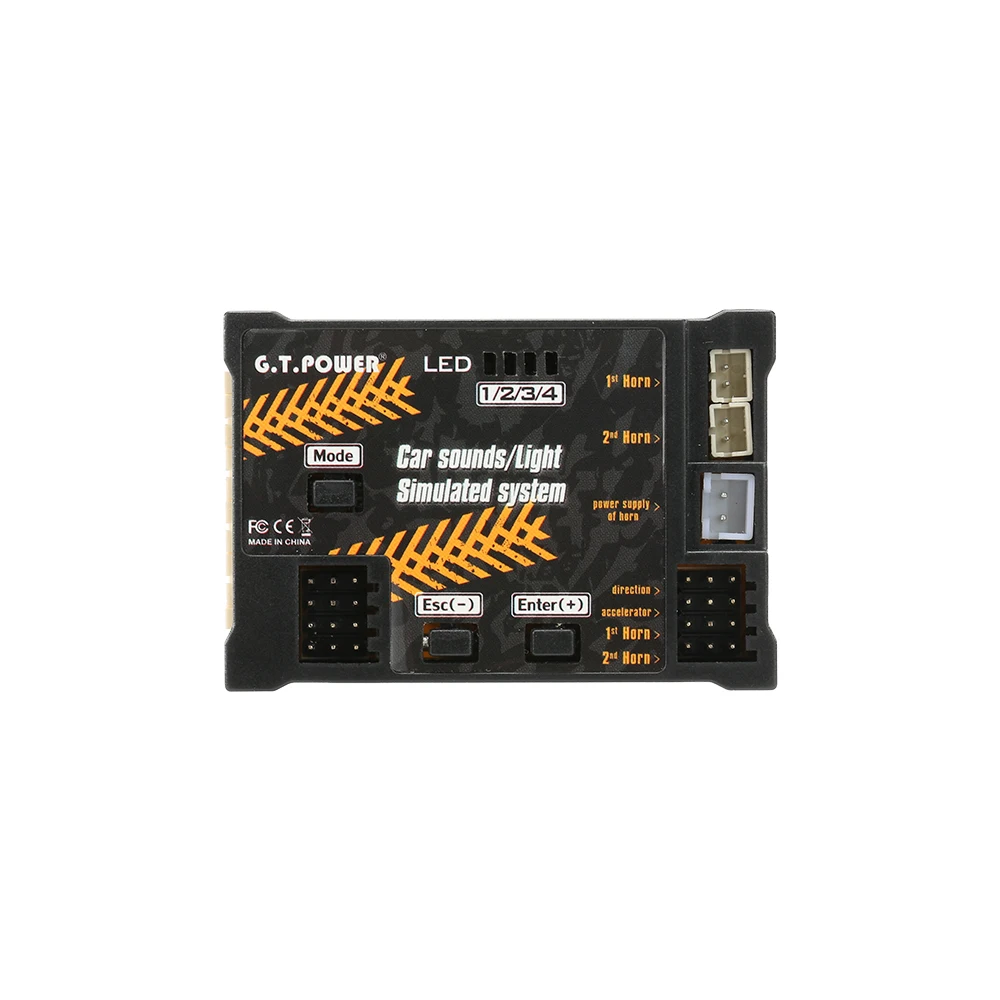

G.T.POWER Car Sounds/Light Simulated System for Road Grader Climbing Car SUV Truck RC Car