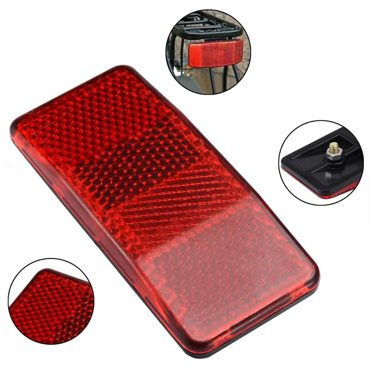 red bike reflector
