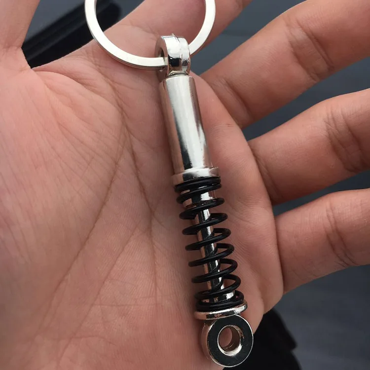 key chain Shock absorber Keychain Pendant Car Key Chain Ring Holder