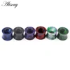 Alisouy-Tunnel d'oreille creux coloré en acrylique, 2 pièces, Piercing 6mm-14mm à Double évasé pour les bijoux unisexes ► Photo 3/6