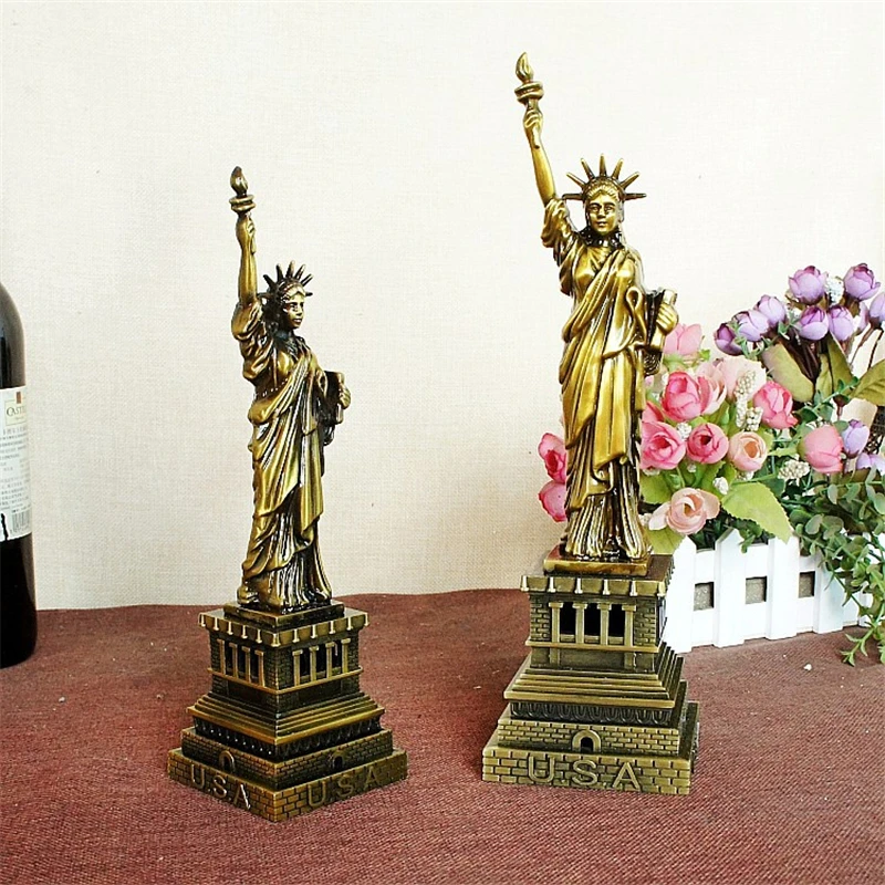 The Statue Of Liberty Model Figurine Model Metal Crafts For Home