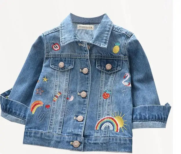 

Girl's casual denim jacket