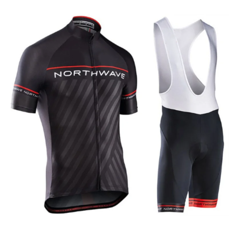 NW NORTHWAVE летние мужские велосипедные Джерси с коротким рукавом набор дышащий детский нагрудник шорты велосипедная одежда быстросохнущая велорубашка
