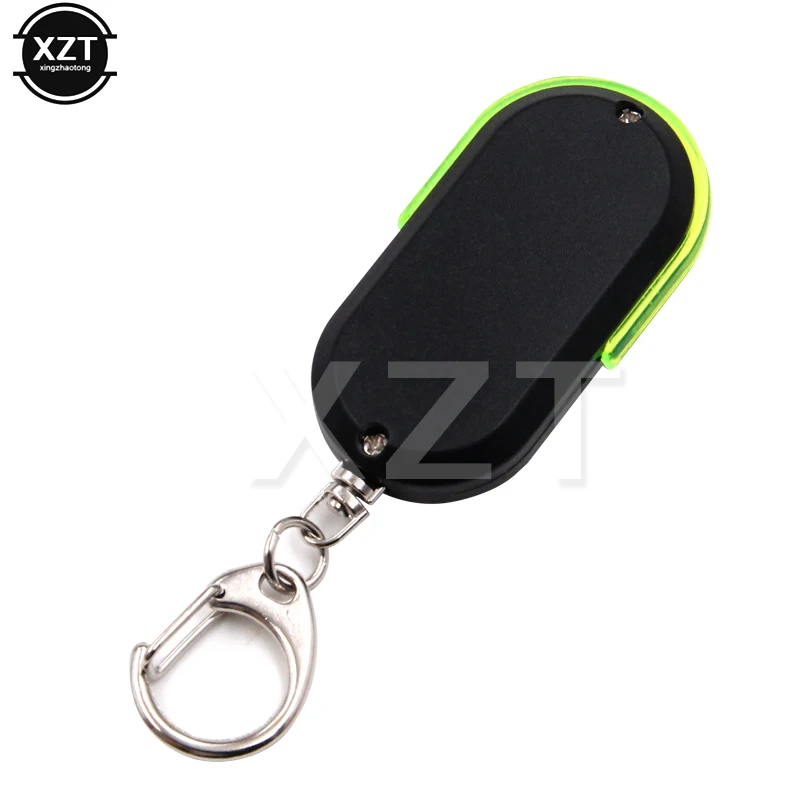 Portable Wireless Anti-Lost Alarm Key Finder Locator Keychain Whistle Sound LED Light Things Tracker 2