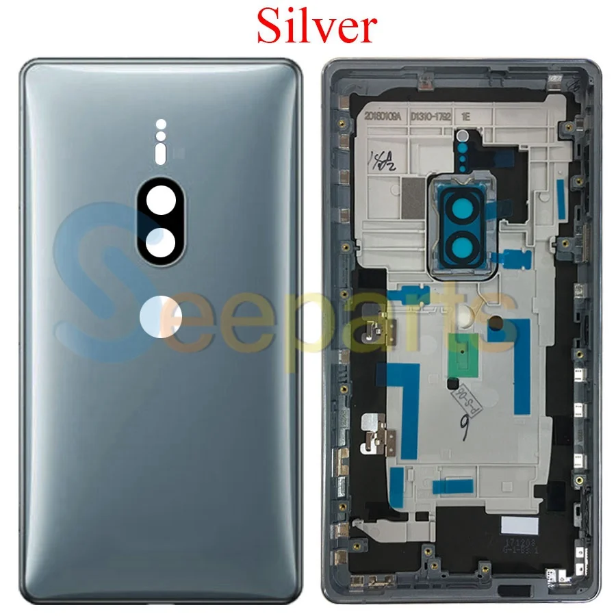 Original Metal 5.8 For Sony Xperia XZ2 Premium Dual H8166 Back Battery Cover Rear Door back case Housing Case With Side Buttons (5)