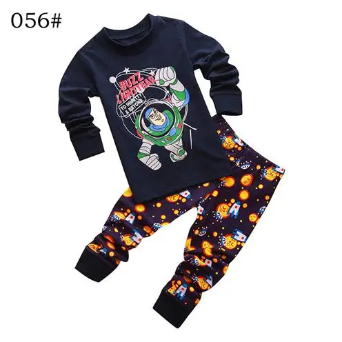 Детская пижама pijama enfant пижама с Бэтменом хлопковое ночное белье для мальчиков детский пижамный костюм с длинным рукавом - Цвет: Коричневый