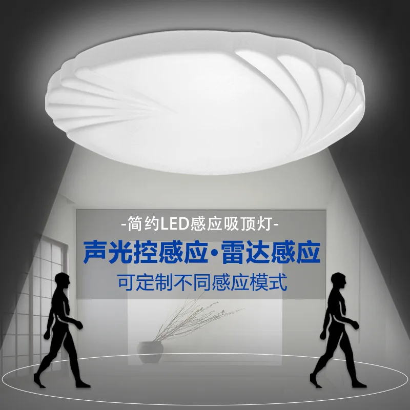 

LED radar human induction stereo control light controlled ceiling lamp