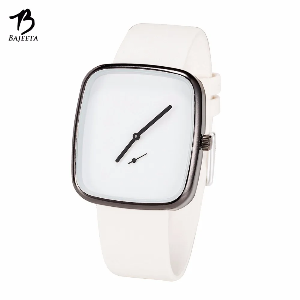 Skup BAJEETA nowy przyjeżdża prosty styl kobiety zegarek moda sukienka skórzany elegancki zegarek kwarcowy Lady Casual prostokąt zegar Dropship