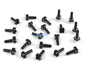 

200 Pieces 6 x 6 x 15mm 4 Pin Tact Tactile Push Button Switch Momentary