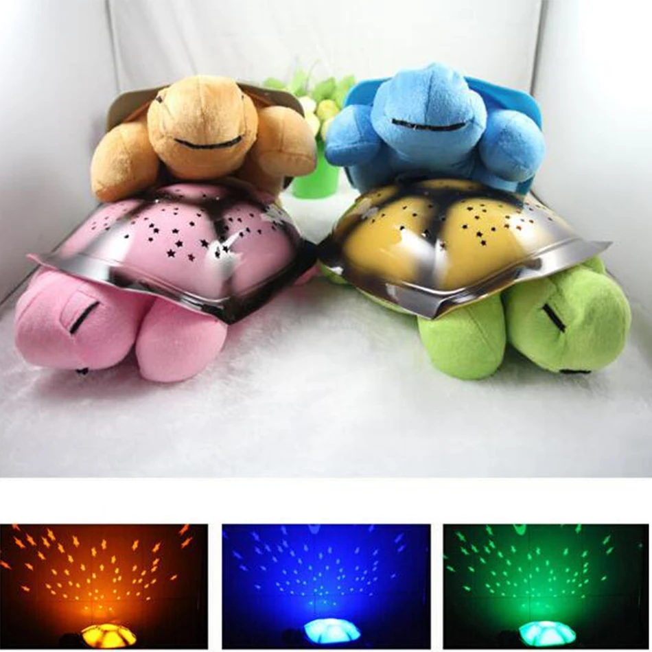 night light turtle projector lamp with music