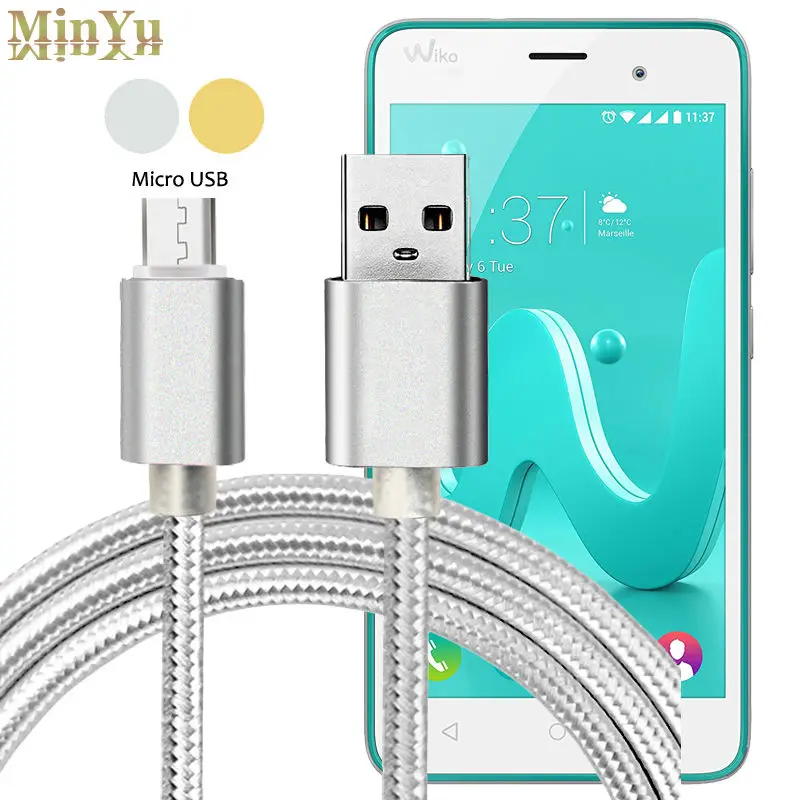 

Micro USB Data Sync & Charge Cable for Wiko U Feel, U Feel Lite, Pulp, Slide 2, Pulp Fab, Fever, Rainbow Jam 4G Charger Cables