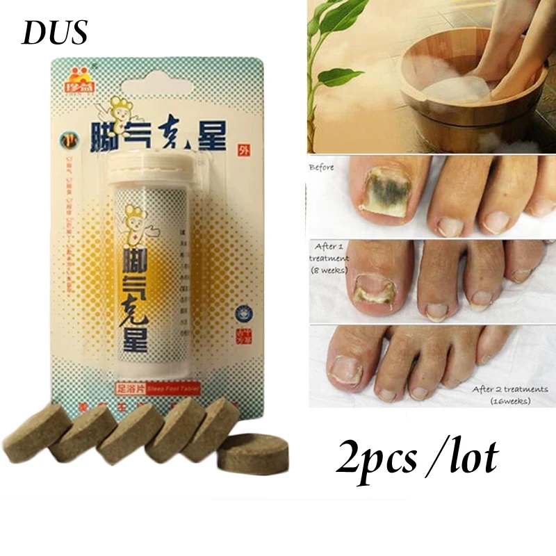 

DUS 2Pcs Nail Fungus Treatment Detox Foot Soak Long-Term Relief Foot,Foot Skin Cracking,Psoriasis,Peeling