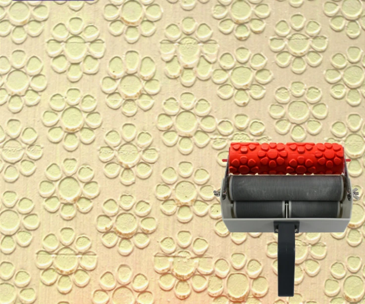 

Wall painting mould 7 inch patterned roller for wall decoration textured roller no.133