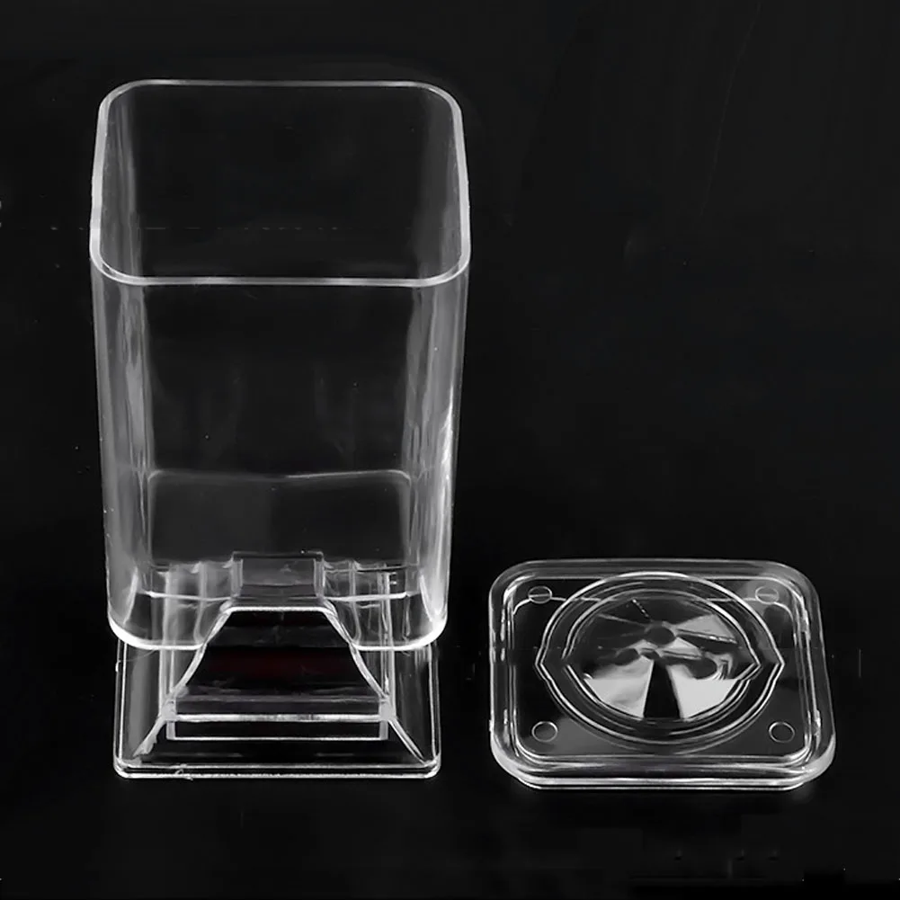 

1 PC Acrylic Makeup Cotton Pad Cosmetic Organizer Case Storage Box Holder 15x7.3x5.5cm