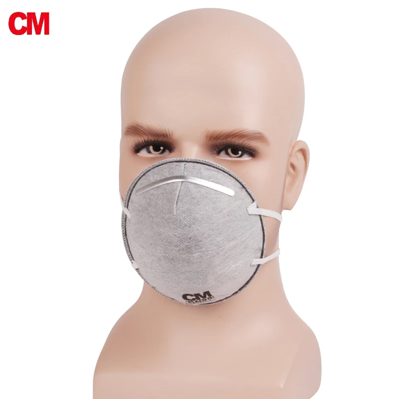 

400pcs CM Dust Mask Anti-particles Activated Carbon Mask Anti-PM 2.5 Masks Working Respirator Safety Anti-sticking Masks 8228-2