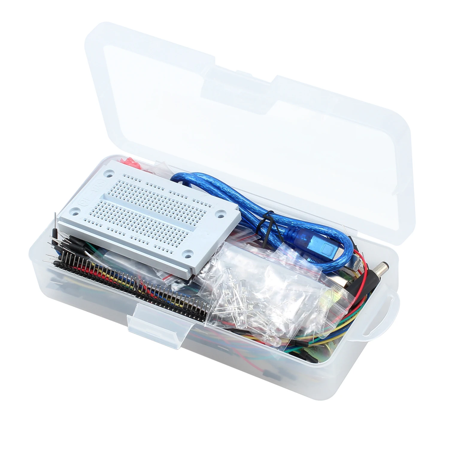 Neoteck UNO R3 маленький стартовый набор для Arduino начинающих ЖК двигатель LED макет с TIP122