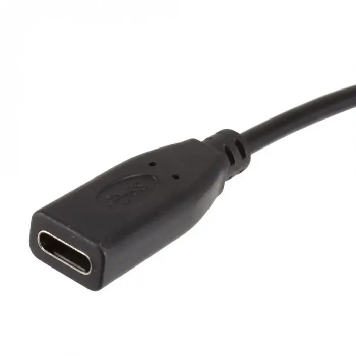 90 градусов Micro USB для расширения данных Кабельный от мужчины до type-C Женский 20 см зарядный кабель для телефонов SD998