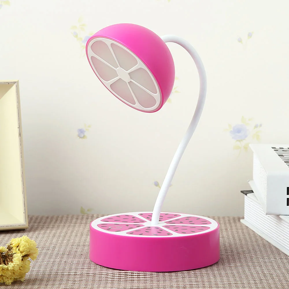 

Top USB Touch Table Lamp 110V-220V Table Lights Yellow Purple Orange Three-color LED Child Student Bedroom Reading Bed Light