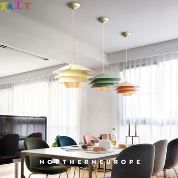 

KAIT Modern LED Pendant Light lamp Creative Restaurant lampshade Living Dinning Room