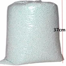 Sac de mousse blanche, 500g ou 250g de petites boules dans un sachet, vente en gros, remplissage d'oreiller pour bébé en polystyrène