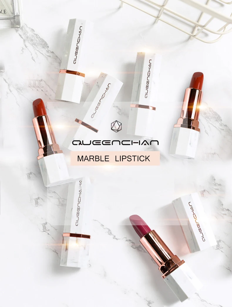 12 color marble Moisturizing matte lipstick (1)