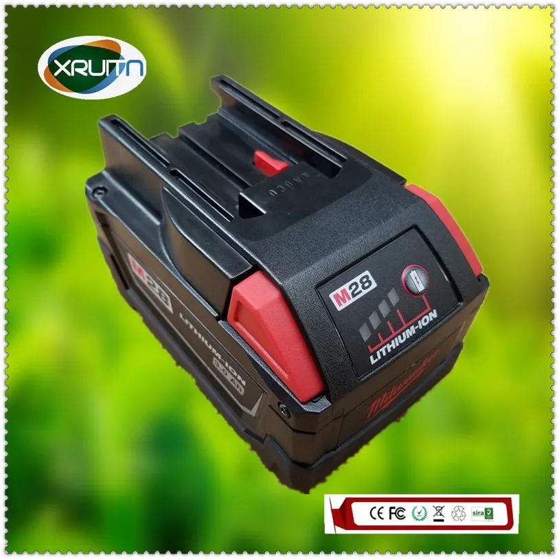 

Free Shipping Hot Sale!!! For Milwaukee M28 Lithium-Ion 28 Volt 28V 3.0Ah Original Power Tool Battery Used