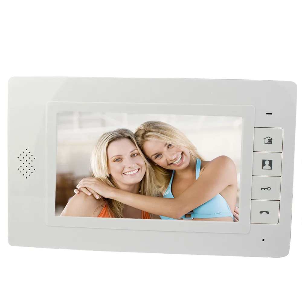 

7" Video Intercom Video Door Phone Doorbell Intercom Kit IR Night Vision Camera Monitor for Home Security F4338B2