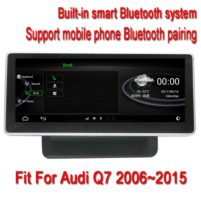 Discount Liislee 10.25" Android For Audi Q7 2006~2015 touch screen GPS Navigation radio stereo dash multimedia player Support Carplay 5