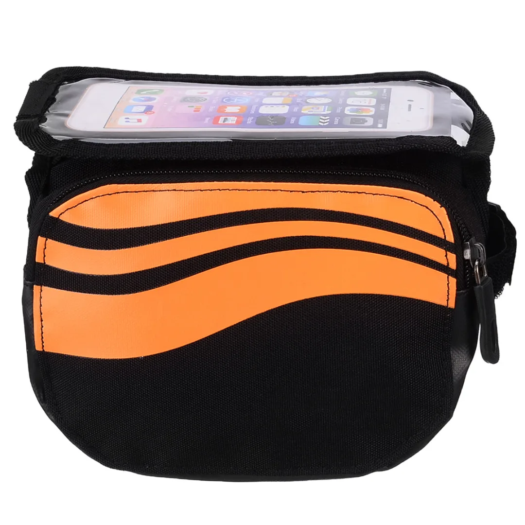 Cycling Accessories Front Tube Bag Bicycle Mobile Phone Touch Screen Pouch Bicycle Bags For 5.7" Phone