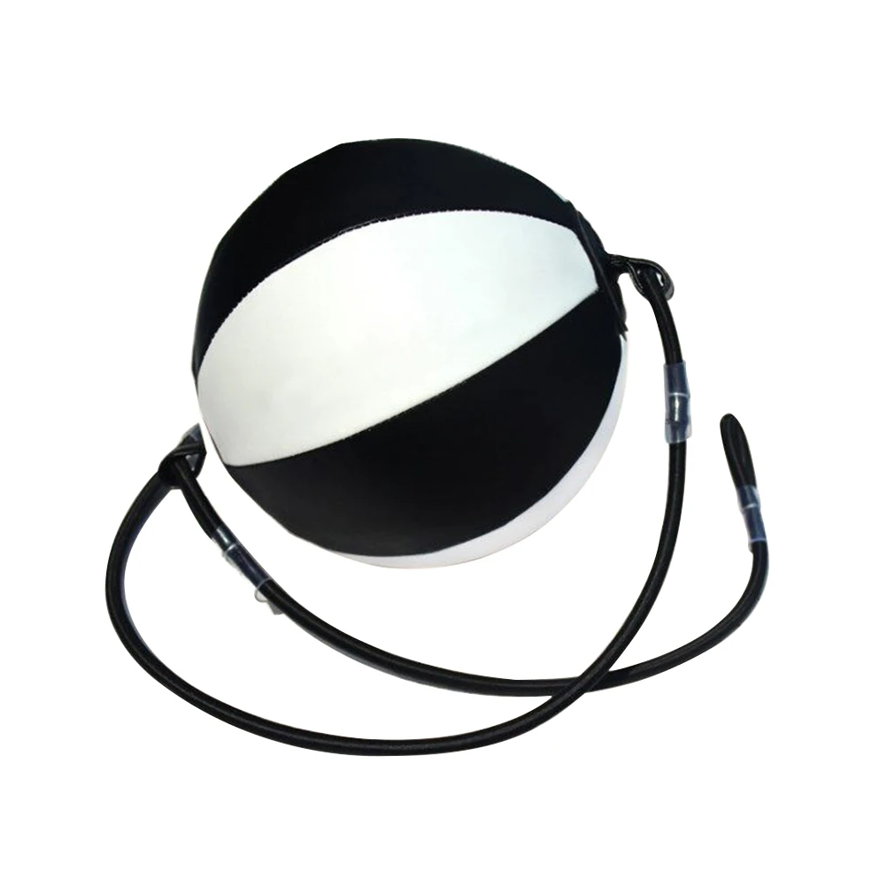 Us 10 63 42 Off Leather Boxing Ball Speed Dodge Ball Double End Gym Mma Boxing Sports Punch Bag Floor To Ceiling Rope Workout Ball In Punching Balls