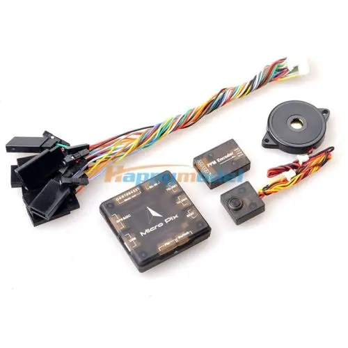 

Micro 32 bit Pixhawk 2.4.6 PX4 Flight Controller with Pwm to PPM Switch Buzzer