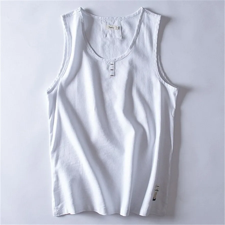 Лиене хлопок майка Для мужчин Summmer Повседневное свободные тонкие Ropa Hombre Modis Camiseta грех манга Hombre плюс Размеры Для мужчин топы Ds50470