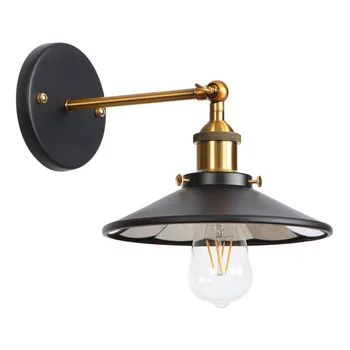 

American Village Wall Lamp E27 Bulb Bedroom Iron wall light industrial restaurant bar led wall lamp RWL0018