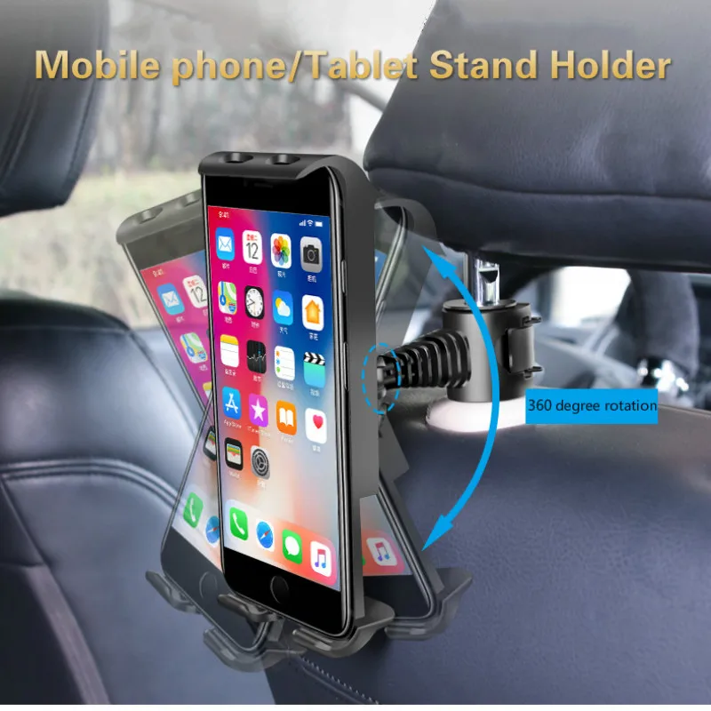Регулируемый автомобильный держатель для планшета для IPAD, аксессуары для планшета, подставка универсальная для планшета, заднее сиденье автомобиля, кронштейн для планшета 4-11 дюймов