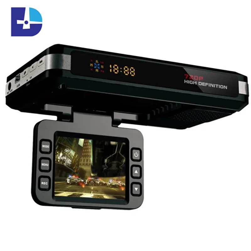 2 In 1 Multi Function STR8500 Car DVR camera Radar Detector HD 720P 140
