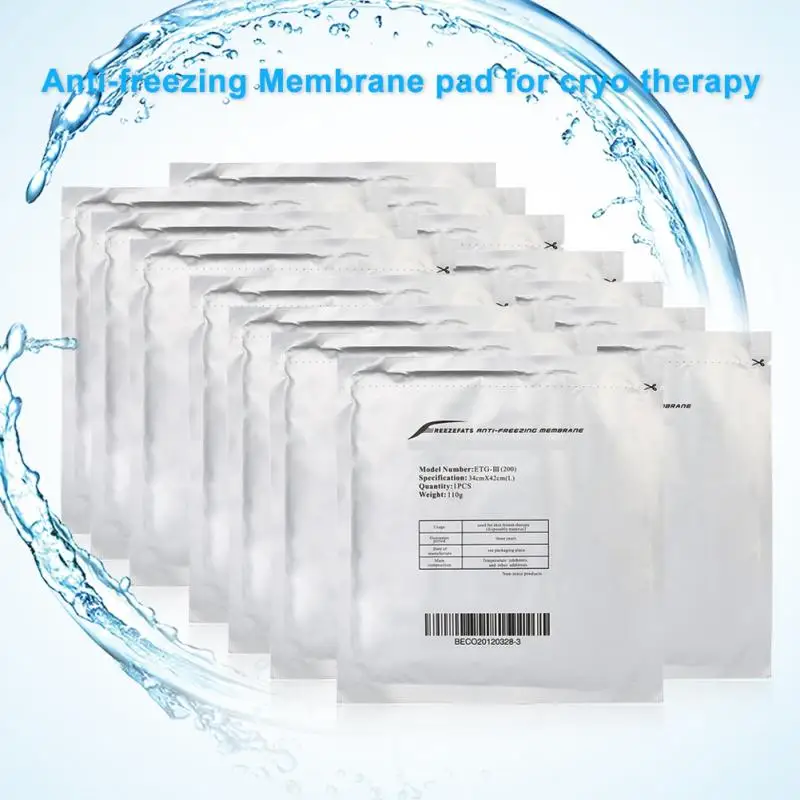 

14Pcs/Bag Skin Care Anti-Freeze Membranes Pads Therapy For Fat Loss Freezing Machine Fat Freezing Membrane Skin Care