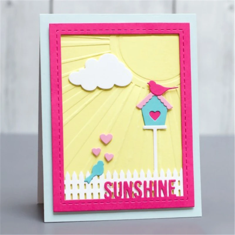 

Eastshape Background Dies Metal Cutting Dies New Craft Frame Dies for 2019 for Card Making Scrapbooking Album Paper Creative DIY