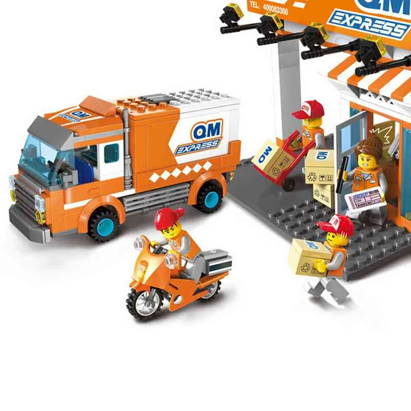 ENLIGHTEN-City-Express-Truck-Building-Blocks-Compatible-with-Blocks-Toy-for-Children-Kids-Educational-Toys-Gift