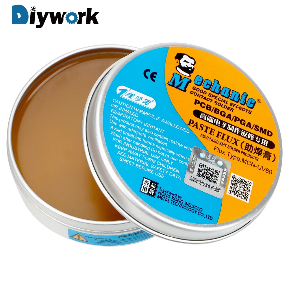 DIYWORK Electric Soldering Iron Welding Fluxes No clean For PCB/BGA/PGA