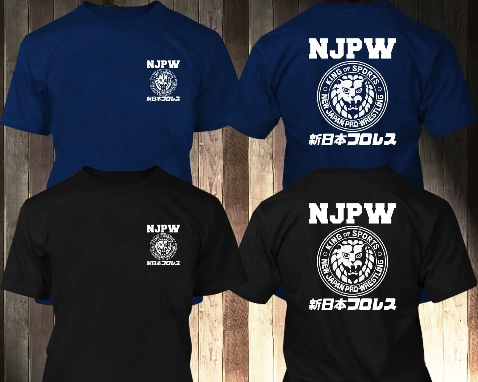 2019 حار بيع الأزياء NJPW جديد اليابان برو المصارعة PURORESU الأسد تصميم شعار T قميص قمزة قميص 2019 حار بيع الأزياء NJPW جديد اليابان برو المصارعة PURORESU الأسد تصميم شعار T قميص قمزة قميص