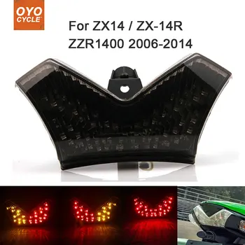 

Motorcycle Integrated LED Tail Light Brake Turn Signal Blinker For Kawasaki Ninja ZX14 ZX-14R ZZR1400 2006-2014