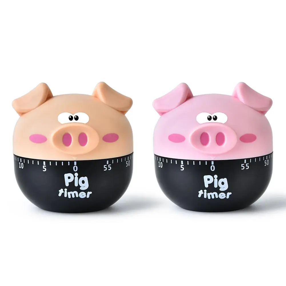 Hot Home Cute Cartoon Pig Shape Mechanical Kitchen Cooking Timer Alarm Countdown Tools Gadgets | Дом и сад