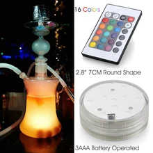 Топ Мода 48 штук/OT погружные свет, Дистанционное управление Вазы свет для Свадебные украшения поставки