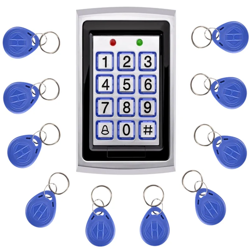 

SZBestWell Metal Case 125khz Proximity Card Entry Lock Door Access Control Keypad System Waterproof 1000 Users