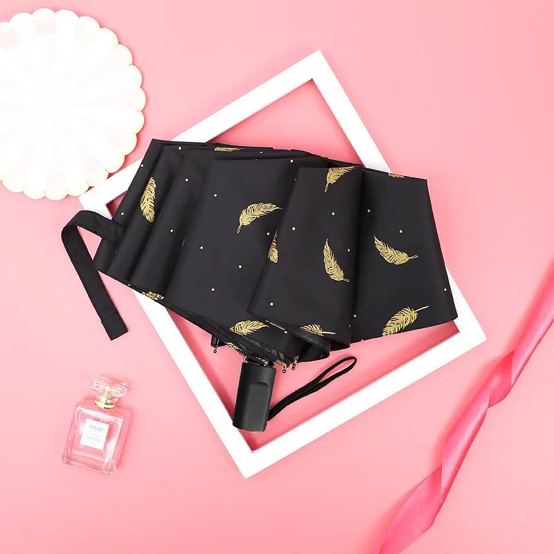 

New Creative 1PC Windproof Anti-sun Folding Umbrella Rain Car Umbrellas For Women Men