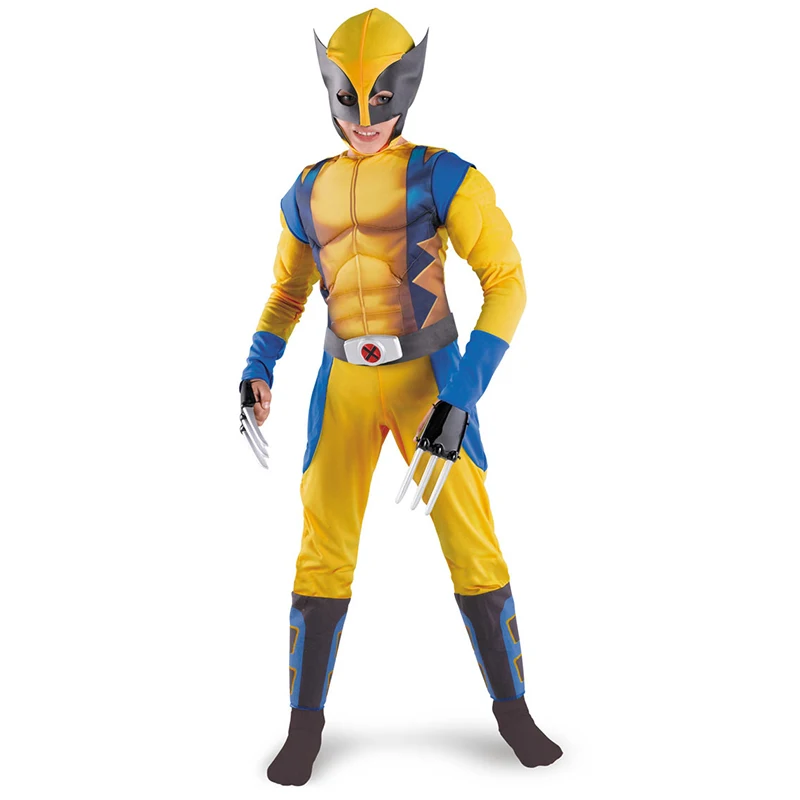 

Children Boys X-man Cos Clothes Set Logan Fantasy Clothing