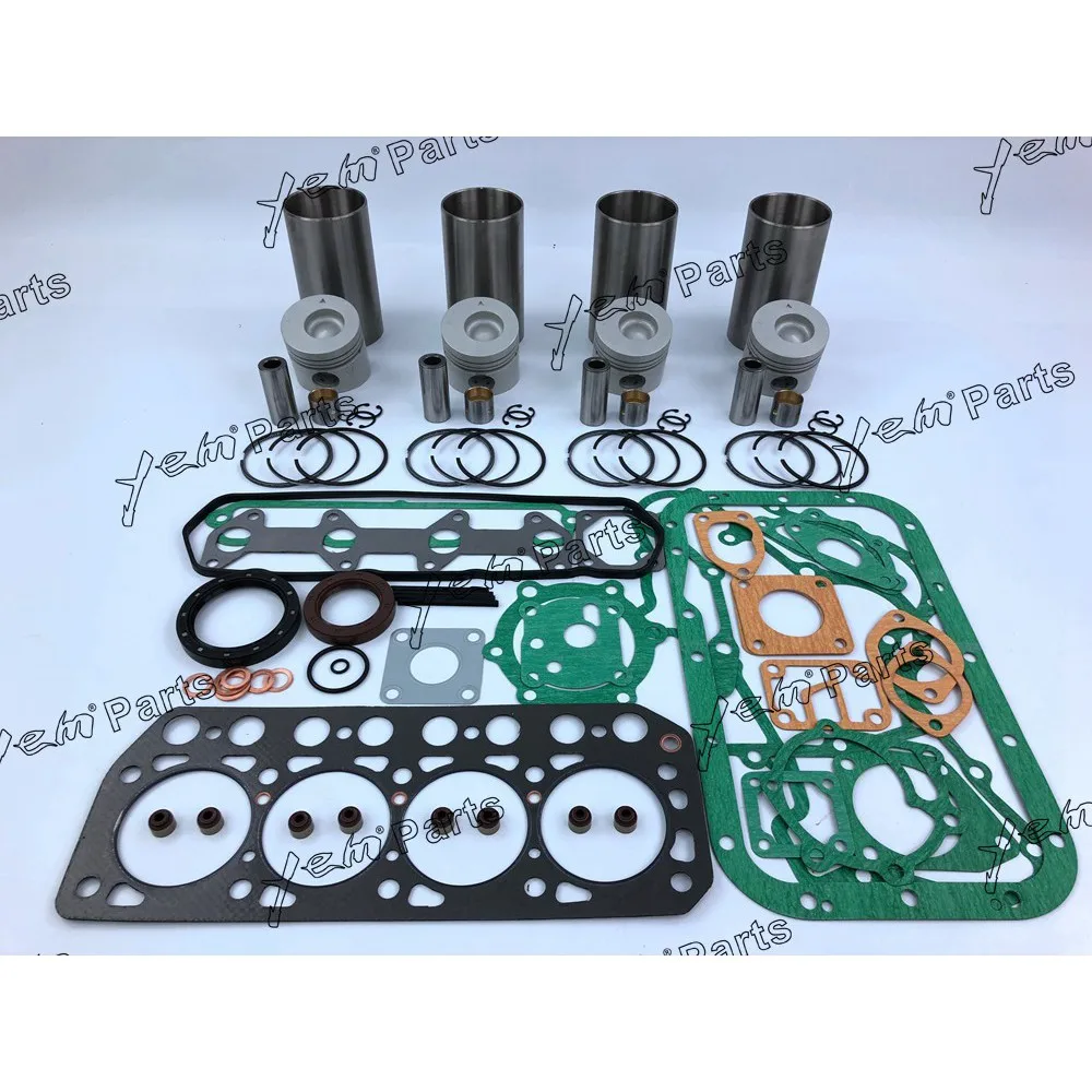 For Mitsubishi engine K4F Liner kit piston piston ring cylinder liner