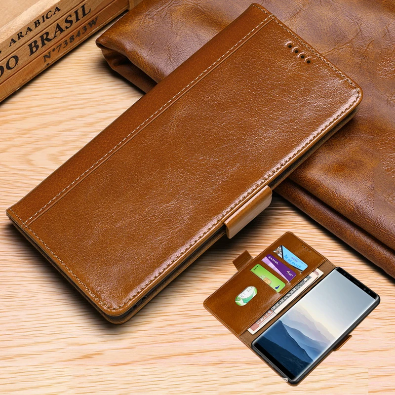 

Business Genuine Leather Case For Samsung Galaxy Note 8 Note8 Luxury Flip Card Wallet Magnetic Book 360 Full Protect Cover Funda